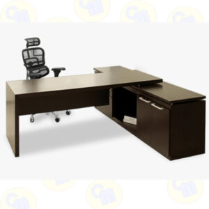 Escritorio en madera en l